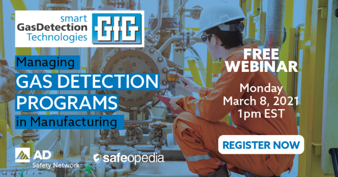 Managing Gas Detection Programs in Manufacturing - Webinar • Safety ...